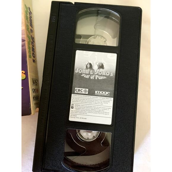 John & Yoko's Year of Peace [VHS] Excellent - Picture 3 of 3